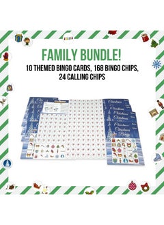 - Holiday Bingo Set - Family Size Game Kit - Includes 10 Bingo Cards, 168 Bingo Marking Chips, 24 Calling Chips - 8” X 7” Cardstock - pzsku/Z170A4D176B95EF09C81AZ/45/_/1733730261/d479d080-96f4-453a-96f4-e2b223aa64e6