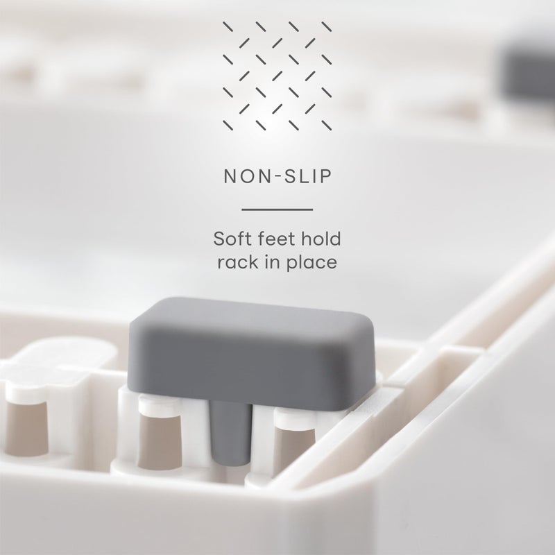 YouCopia StoreMore Adjustable Bakeware Rack, Cookie Sheet Baking Pan and Tray Organizer for Kitchen Cabinet and Pantry Storage, Standard, White - Image 3