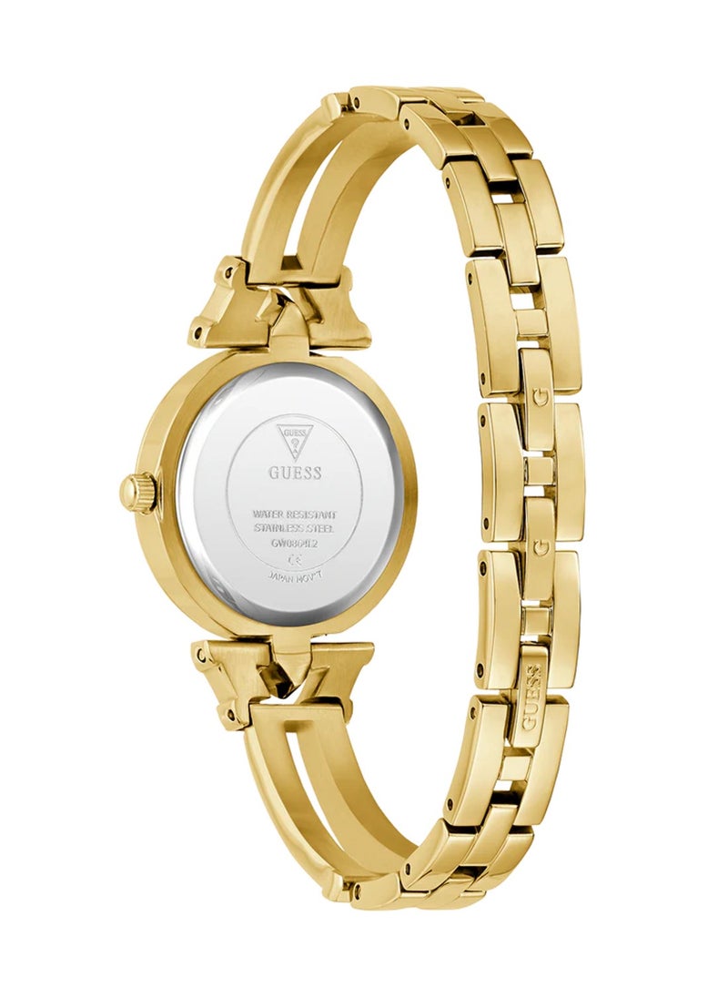 GUESS Delphine Women's Gold Tone Analog Quartz Stainless Steel Watch GW0864L2 - 28mm  - Image 4