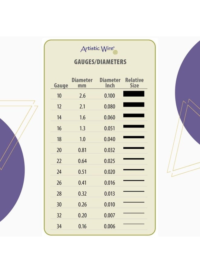 Artistic Wire سلك فني، سلك نحاسي مقاوم للتآكل بسمك 20، 6 ياردة - Image 4