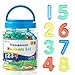 Odoorgames 48 Pcs Translucent Numbers Light Table Toys Manipulatives and Accessories for Enhanced Learning Fun - Image 2