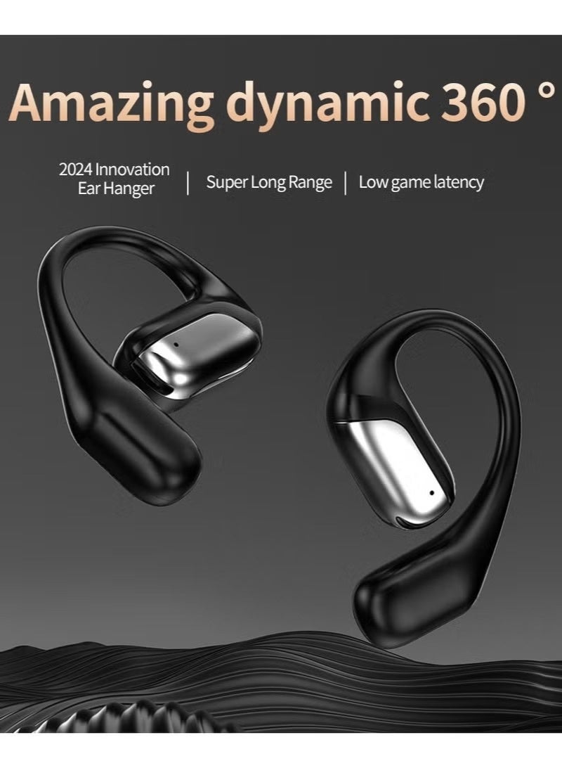 Bukela AI Language Translation Earbuds, Real Time in 144 Languages & Accents, 3 in 1 AI Translation Earbuds Portable Translator Device for Business Meeting Traveling (Black) - Image 3