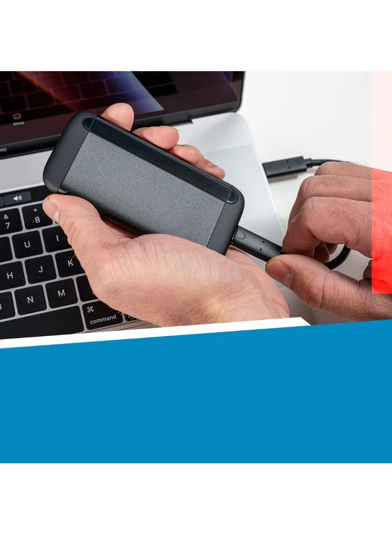 X8 1TB Portable SSD Up to 1050MBs USB 3.2 External Solid State Drive USB-C USB-A - Image 2