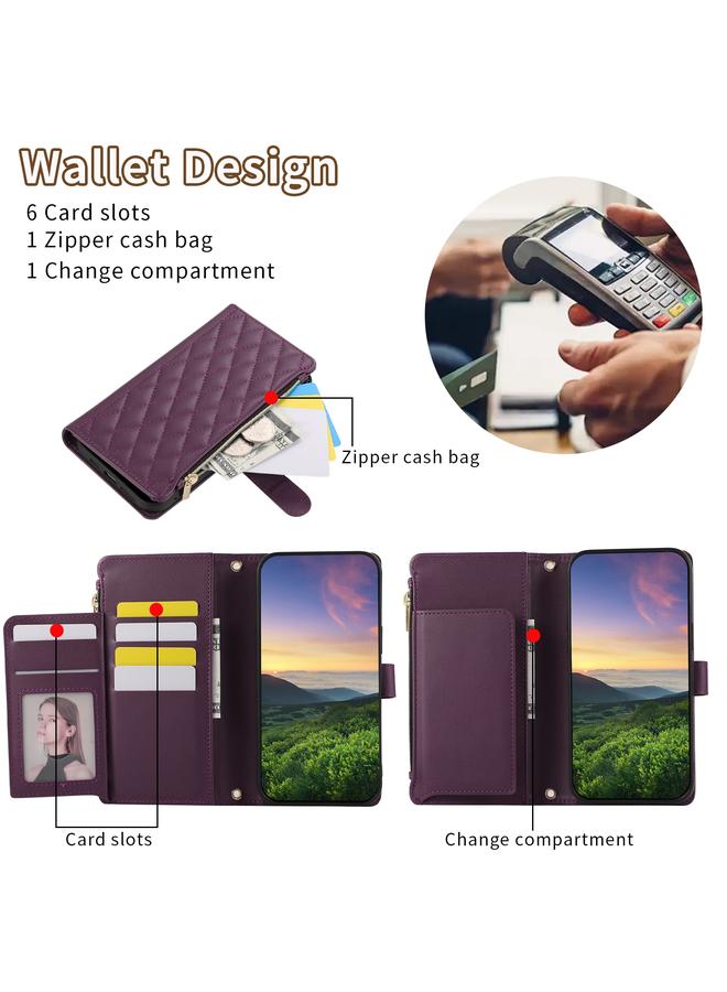 اس-توب جراب لهاتف Samsung Galaxy A51 4G جراب جلدي بسحاب معيني الشكل - Image 4