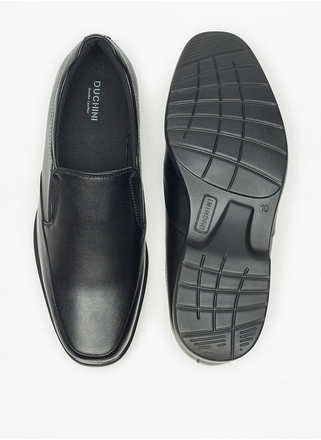 DUCHINI Men's Solid Slip-On Loafers  - Image 4