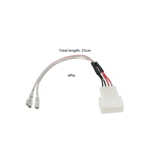 ECSiNG 2Pcs Car Speaker Wiring Harness Connector Dash Tweeter Speaker Cable Connector Compatible with Toyota Corolla/Camry/RAV4, Compatible with Subaru Forester/Impreza - Image 4