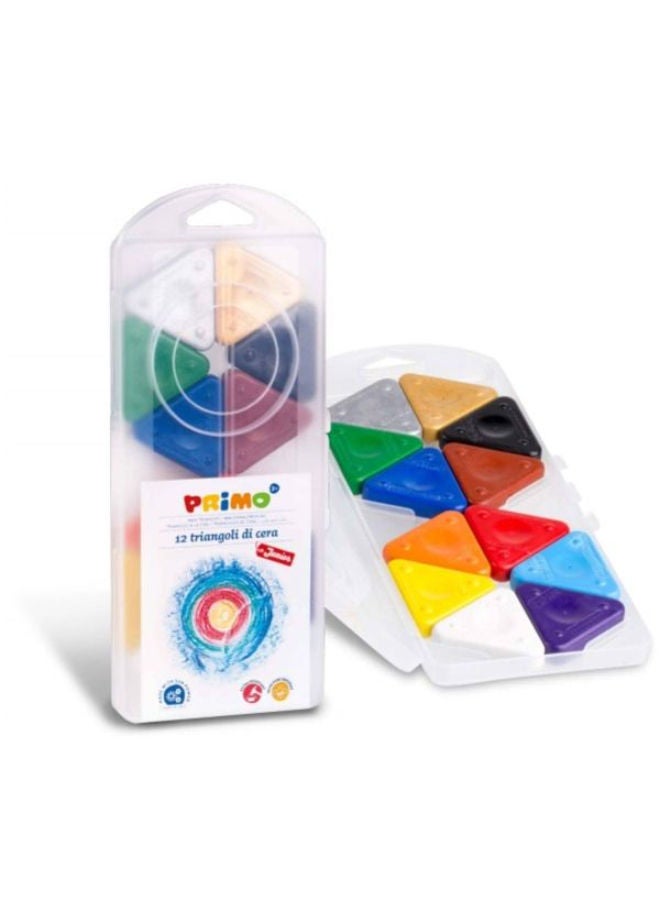 Triangular Wax Crayons Set /12