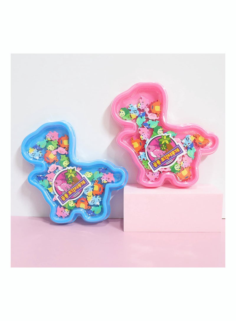 4Pack Adorable Animal Mini Erasers for Kids, Fun Desk Pets, Small Pencil Erasers, Suitable School Supplies & Prize Gifts for Students - Image 4