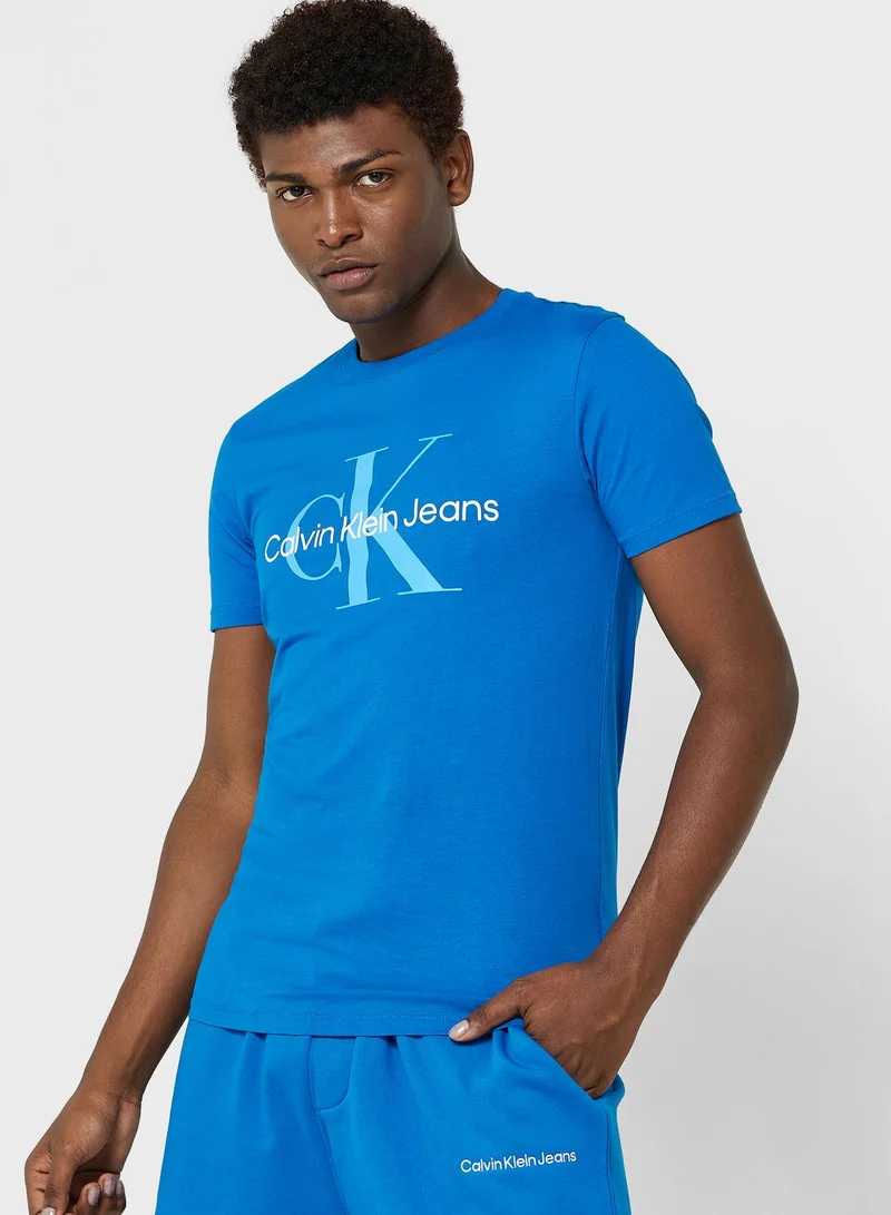 Calvin Klein Jeans Logo Crew Neck T-Shirt