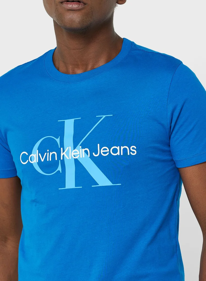 Calvin Klein Jeans Logo Crew Neck T-Shirt