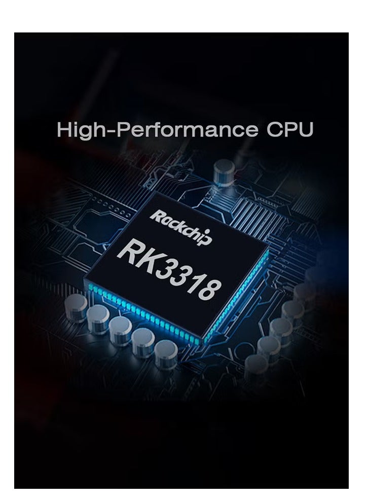 اتش 96 ماكس 4K Ultra HD Smart Set-top Box نظام أندرويد 11.0 4GB + 64GB تخزين كبير مزدوج WIFI6 + تكوين بلوتوث - Image 5