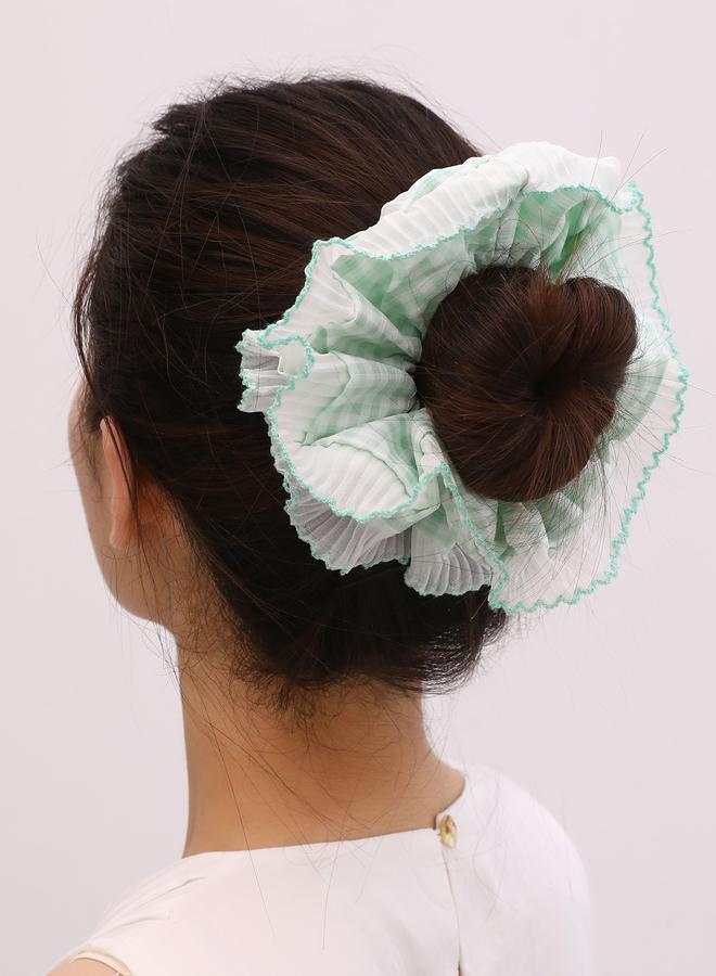 Take Two Plaid Hair Scrunchie - Image 1