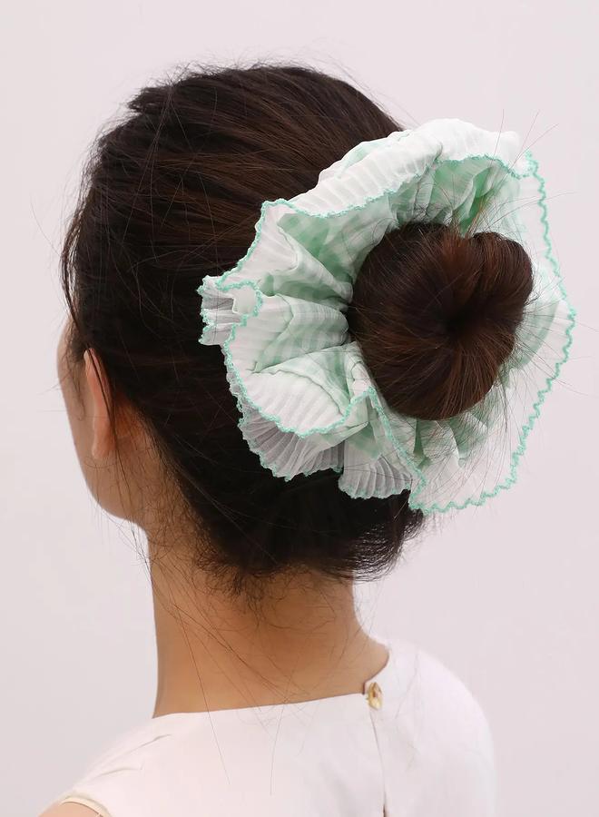 Take Two Plaid Hair Scrunchie - Image 5
