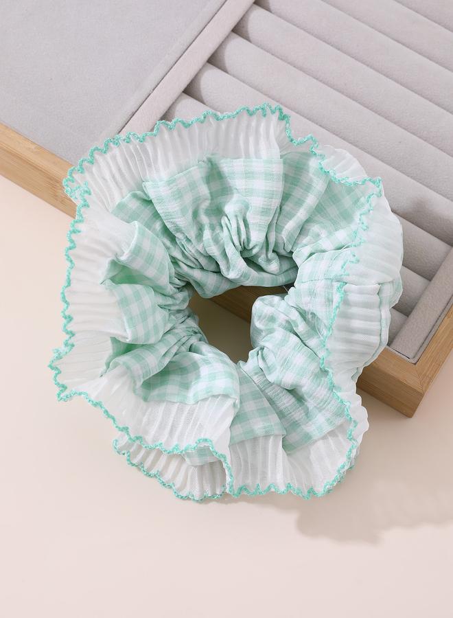 Take Two Plaid Hair Scrunchie - Image 2