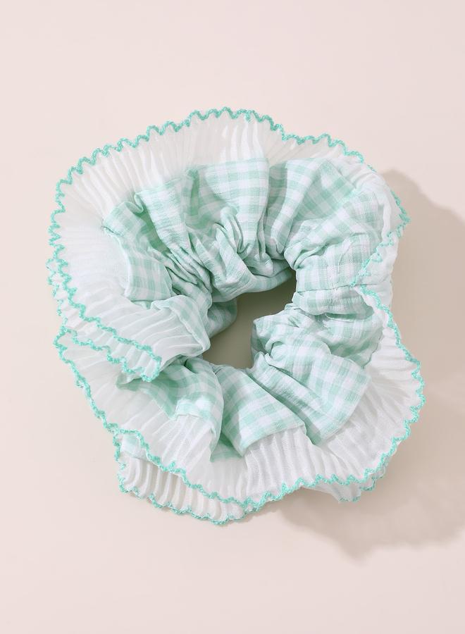 Take Two Plaid Hair Scrunchie - Image 3