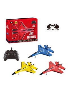 Power Joy Powerjoy Remote Control Jet Fighter 2.4G, Assorted 1 Piece (Color May Vary) | 100meters Flying Range | Gift for Kids  - Image 1