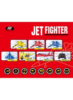 Power Joy Powerjoy Remote Control Jet Fighter 2.4G, Assorted 1 Piece (Color May Vary) | 100meters Flying Range | Gift for Kids  - Image 5