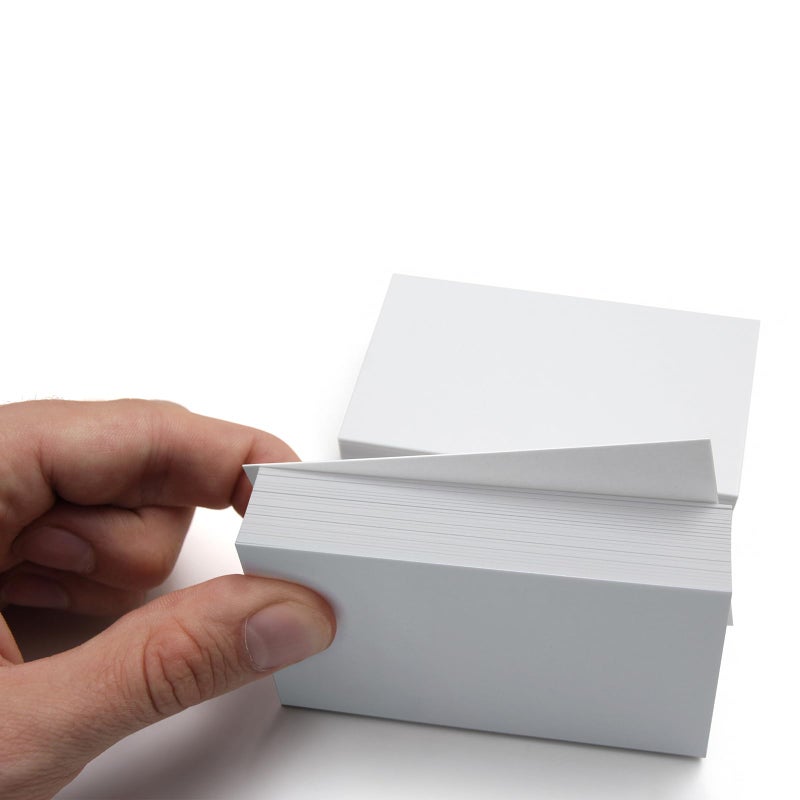 YIXUNHL 100 Sheets blank cardstock 2 x 35 In Heavy Weight business Card Stock 350gsm130lb Learning Card Note Card Thank You Inserts Gift Tags Paper Crafts Write Draw DIY 2X35 Inches - Image 3