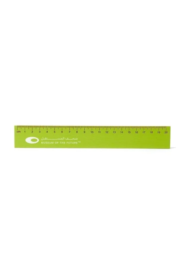 Museum of the Future MOTF BAMBOO RULER GRN