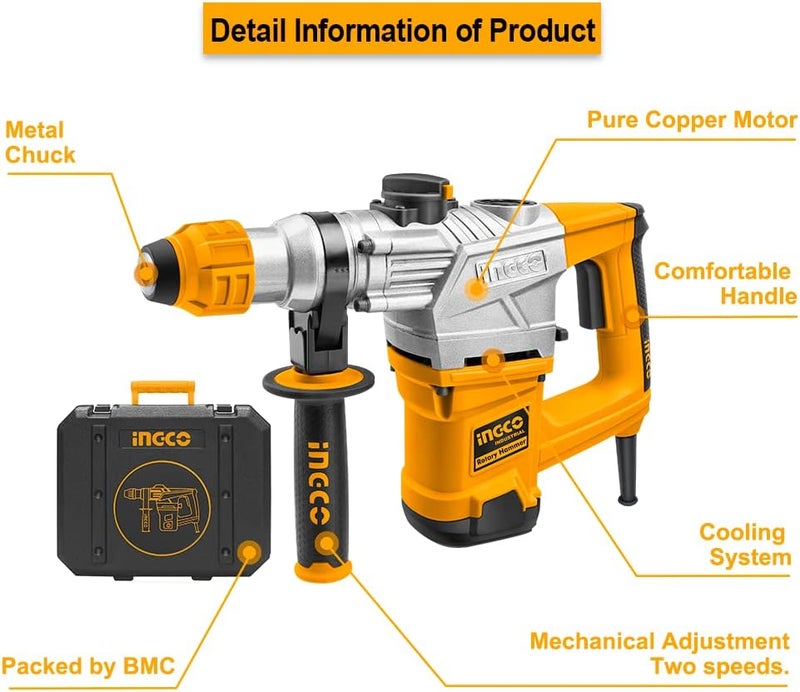 INGCO Rh10506 Rotary Hammer - Image 4