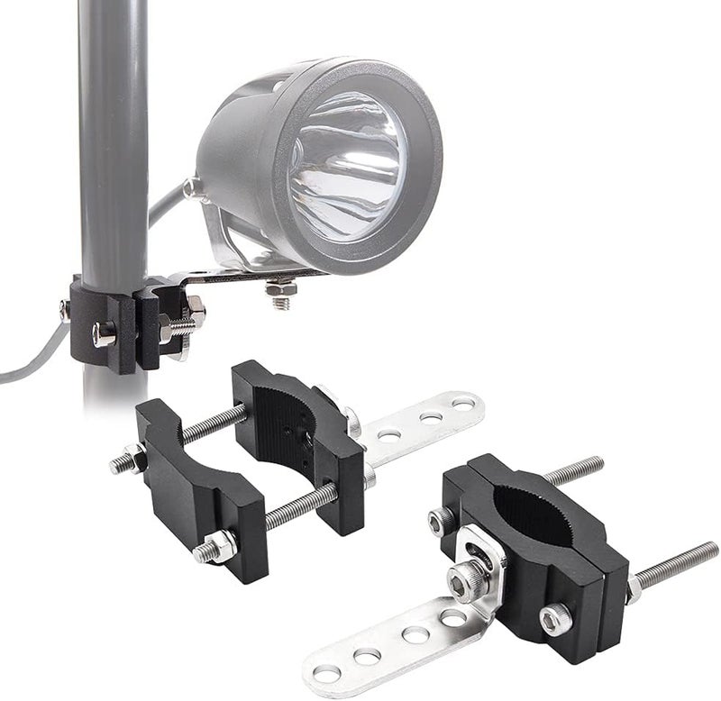 NORTHYUN Motorcycle 2 Inch Tube Clamp Mount Brackets Bicycle Car Bull Bar Holder Clamp Samman Off Road Bar Mounting Brackets for LED Light Work Lights Pods Lamps 2PCS - Image 1