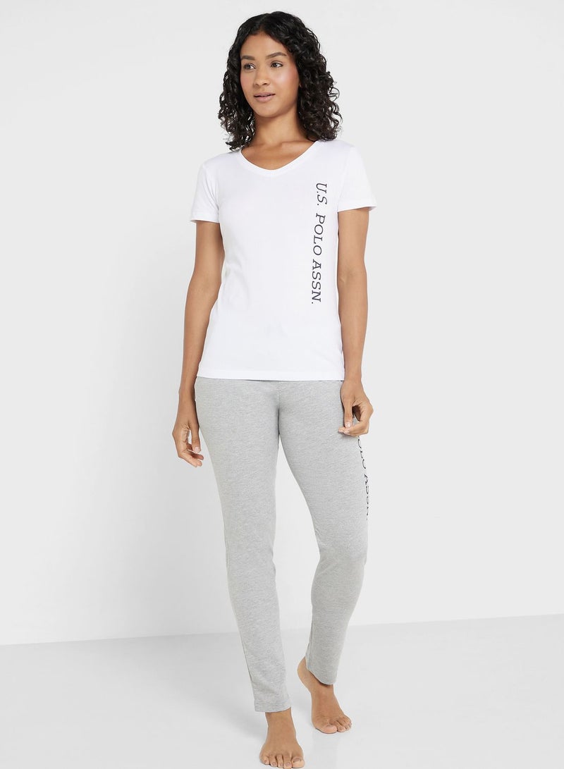 U.S. Polo Assn. بنطال رياضي برباط وشعار  - Image 4