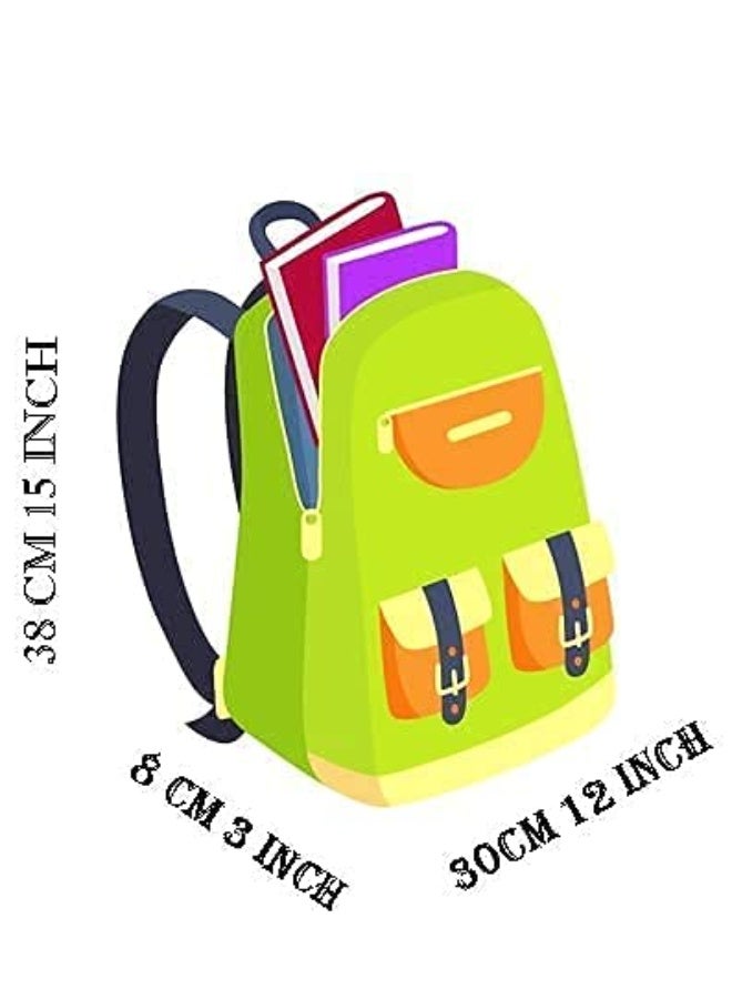 blue tree School Bag for Cute kids for (1-6 Years), Soft Plush Excavator Truck Bag for toddlers, Embroidery Travel Backpack for Baby Boys and Girls - Image 2