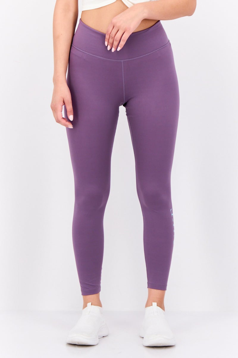 Nike Women Dri-Fit Training 7/8th Leggings, Purple - Image 1