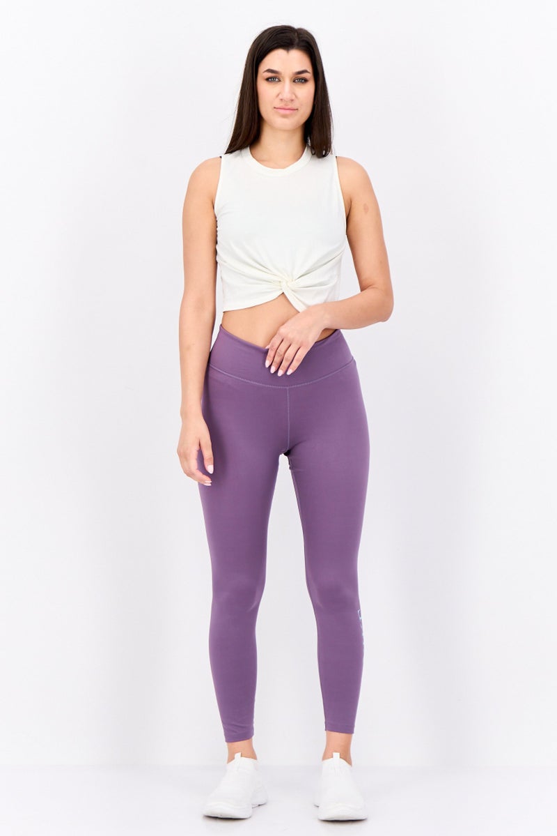 Nike Women Dri-Fit Training 7/8th Leggings, Purple - Image 2