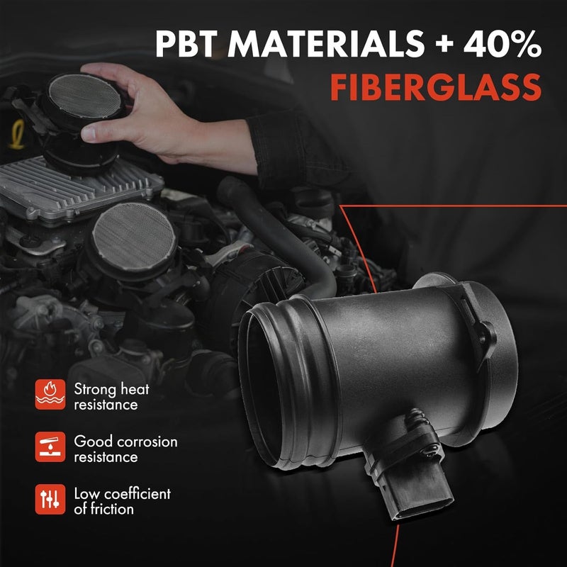 A-Premium Mass Air Flow Sensor for BMW 545i 645Ci 745i 745Li X5 2004-2006 V8 4.4L - Image 2