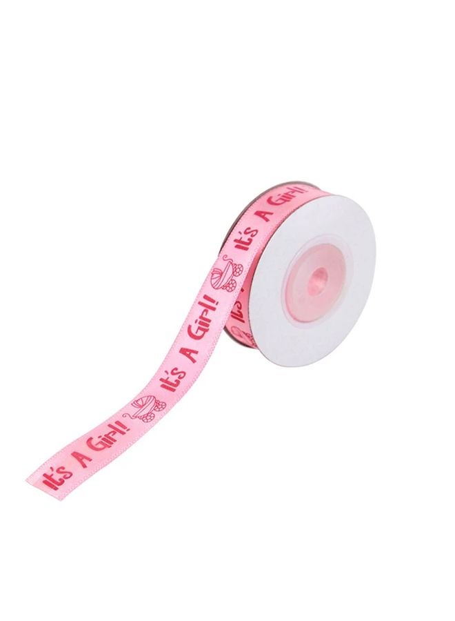 10 Yard Pink Blue Satin Ribbon For Gender Reveal Baby Shower Party Decorations - Image 1