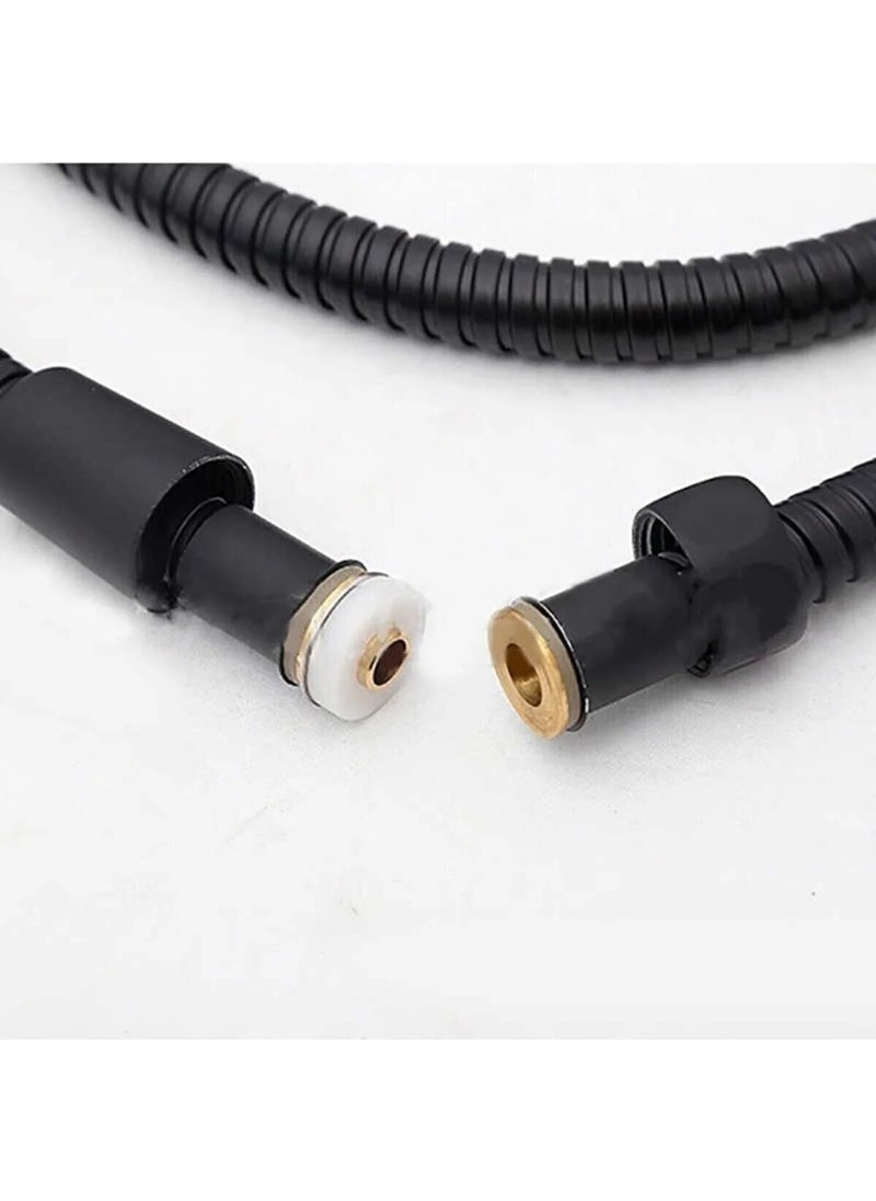 Markafox Black Bathroom Shower Hose Flexible Break-Free Bath Hose 150CM  - Image 3