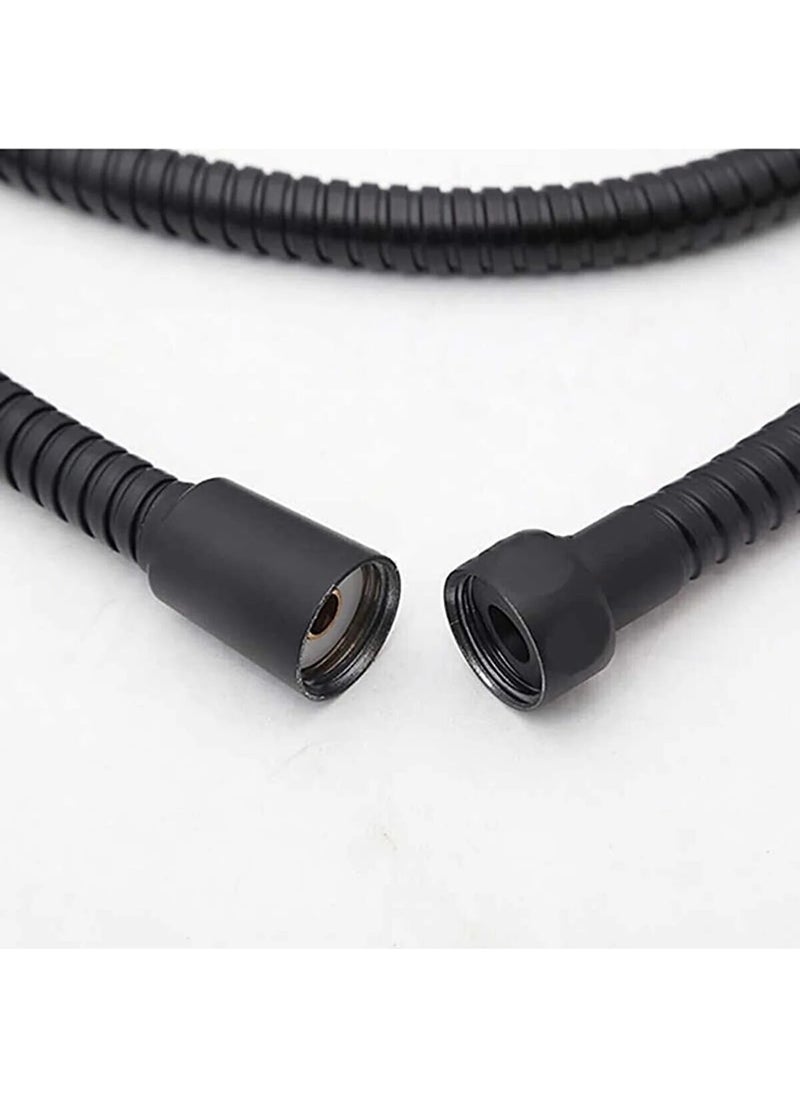 Markafox Black Bathroom Shower Hose Flexible Break-Free Bath Hose 150CM  - Image 2