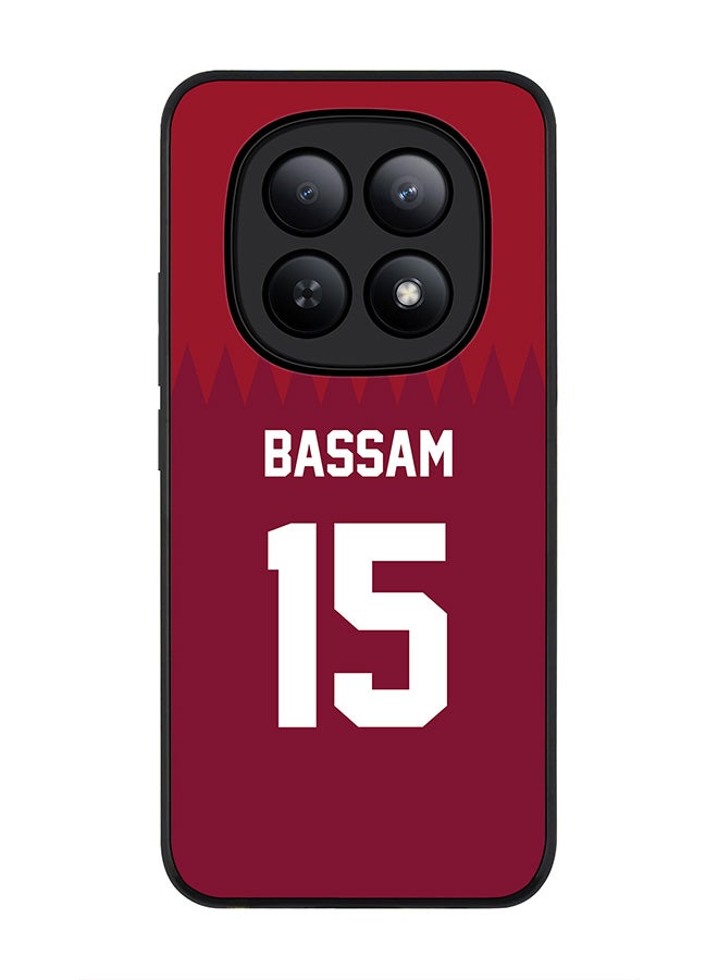 For Xiaomi Redmi Note 15 5G / Poco M8 Case,Slim fit Camera Protection, Shockproof Thin Phone cover  - Football - Qatar,  Bassam