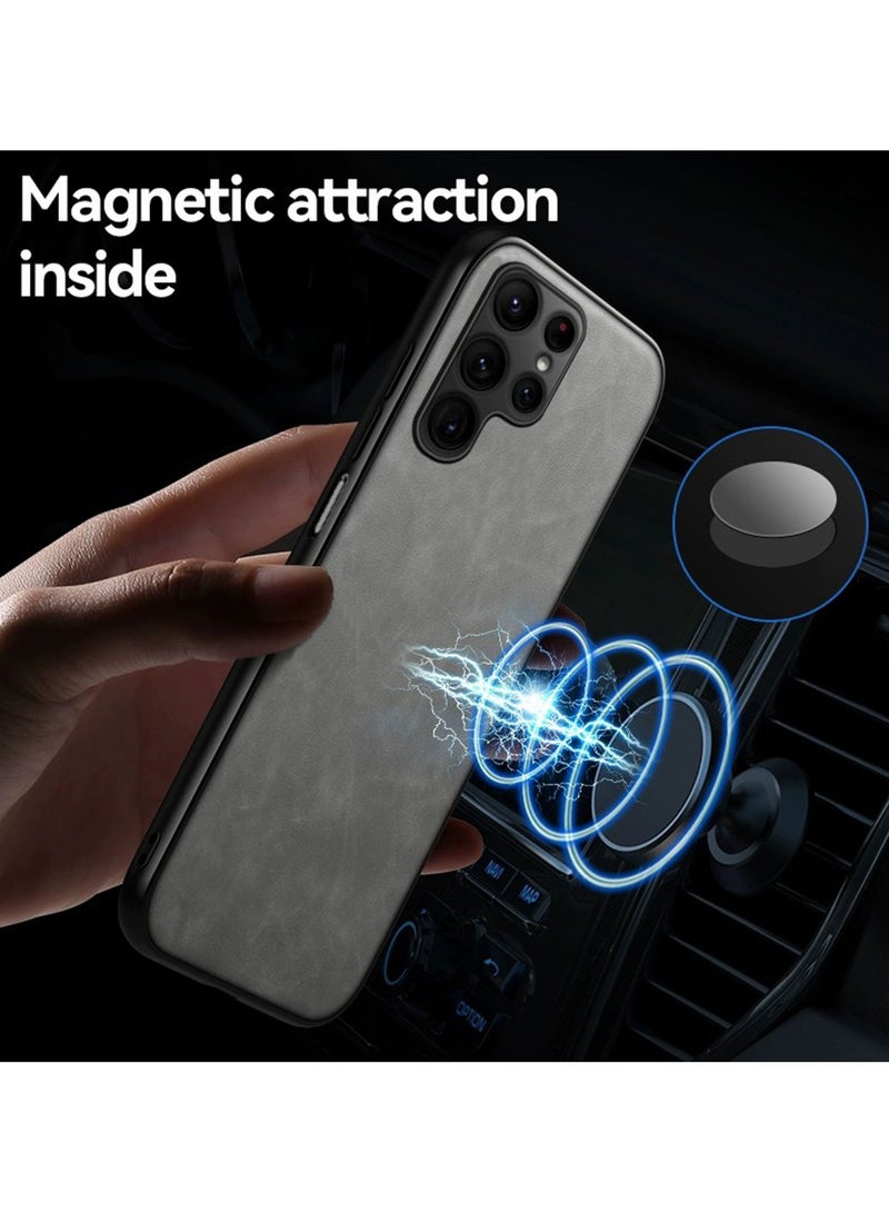 Mmmon Compatible With Samsung Galaxy S25 Ultra Case,Back Cover Case For Samsung Galaxy S25 Ultra,Grey - Image 2