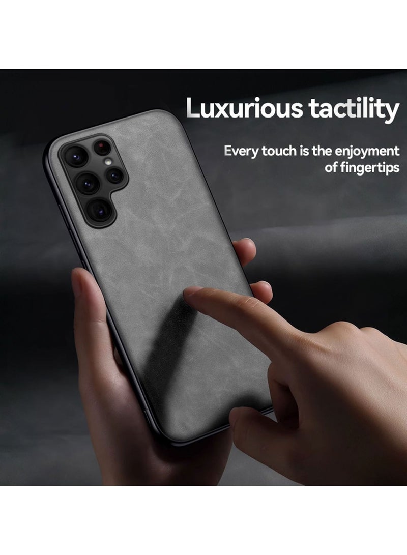 Mmmon Compatible With Samsung Galaxy S25 Ultra Case,Back Cover Case For Samsung Galaxy S25 Ultra,Grey - Image 3