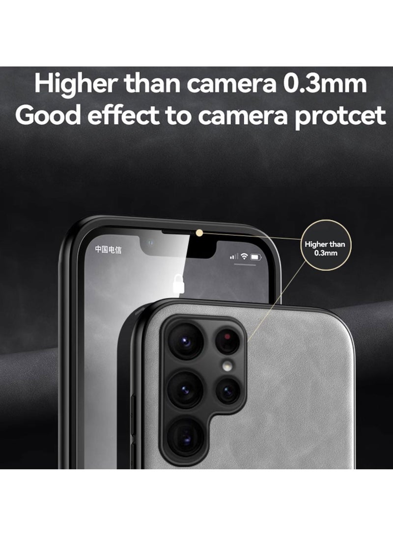 Mmmon Compatible With Samsung Galaxy S25 Ultra Case,Back Cover Case For Samsung Galaxy S25 Ultra,Grey - Image 4