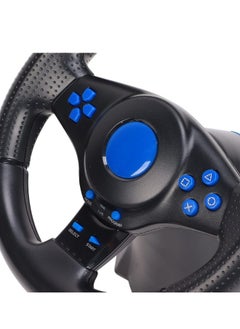 Racing Steering Wheel and Pedal Set for PC, PS5, PS4, Xbox & Windows – 270° Driving Simulator with Force Feedback, Vibration, Responsive Pedals – Gaming Wheel for Sim Racing & Drift