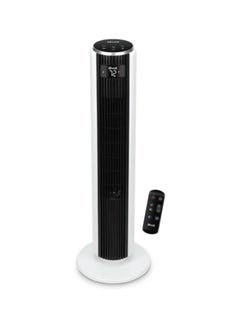 SP LEVOIT 20dB Silent Tower Fan with Remote Control, 7.9m/s Powerful Fan with DC Motor, 26W Energy, 4 Modes 12 Speeds 12H Timer, Advanced Sleep Mode, Front Display, 90° Oscillation  - Image 2