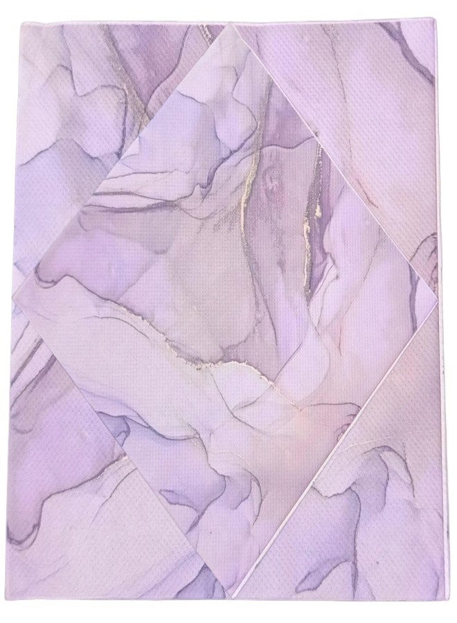 LUDALY Purple Rose Marble Napkins, Paper Napkin 3 Ply 33x33 cm Tissue Napkin Art Painting Dinner Table Napkin For Home And Kitchen Cocktail Party Napkin Color Paper Napkin Pack of 20 Pcs - Image 4