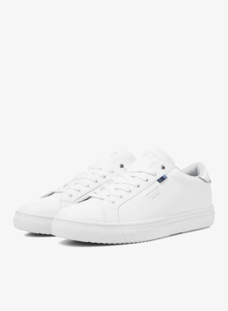 JACK & JONES Bright White Casual Low Top Sneakers for Men | Best Price UAE