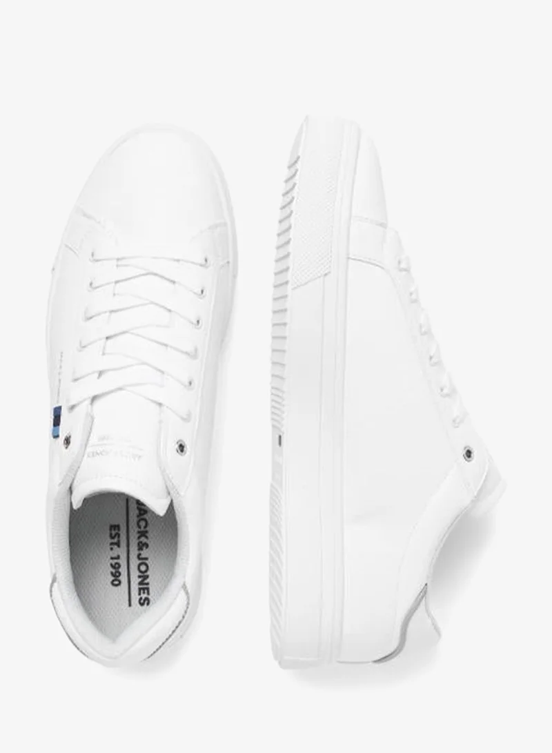 JACK & JONES Bright White Casual Low Top Sneakers for Men | Best Price UAE
