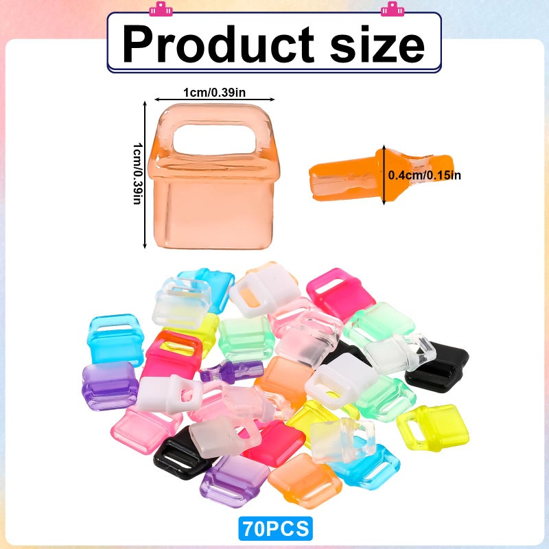 Qianyu 30 Pcs USB C Dust Plug Colorful Type C Charging Port Anti Dust Cover Plastic Plugs Cover Protector with Hanging Hole Compatible with All Type-C Devices Laptops Tablets Smart Phones - Image 2