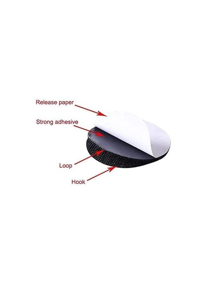 20pcs hook loops - double sided adhesive backing  - Image 2