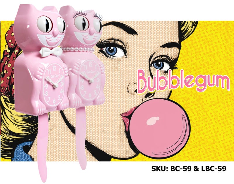 Kit Cat Klock Bubblegum Pink Limited Edition Lady - Image 4