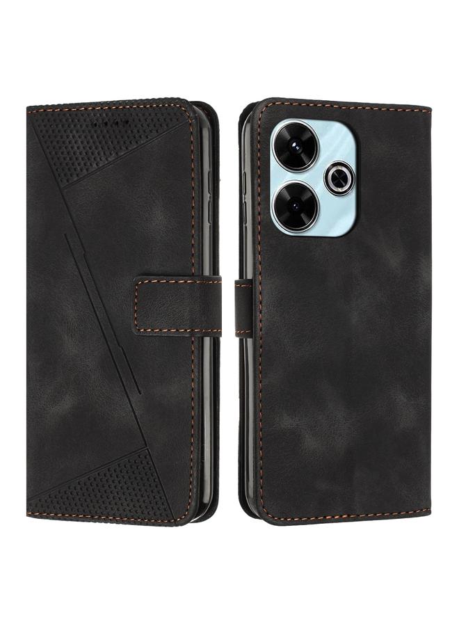 Case For Xiaomi Redmi 13 4G Dream Triangle Leather Phone Case with Lanyard