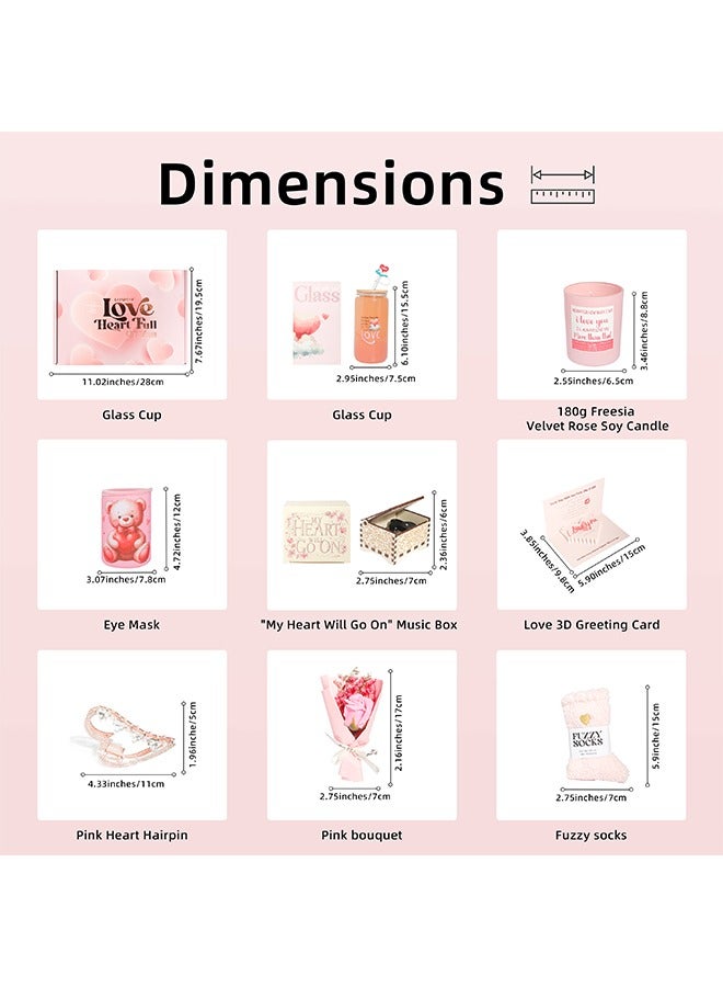 Beauenty Luxury Pink Gift Set for Women – Rose Gold Tumbler, Bath Essentials & Chic Accessories! - Image 2