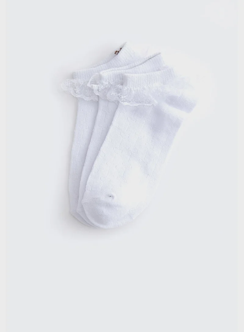 LC WAIKIKI Kids 3 Pack Assorted Socks