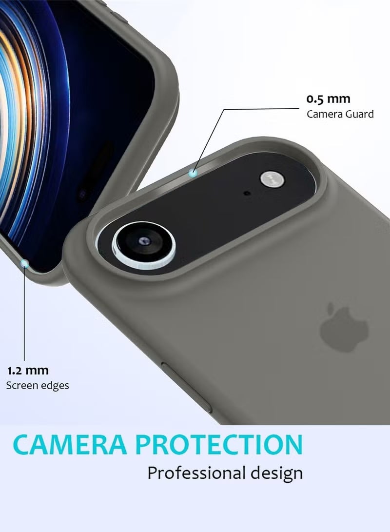 iPhone 17 Air Case Soft Silicone Protective Phone Cover iPhone 17 Air with Microfiber Lining Case For iPhone 17 Air 6.5-Inch - Image 5