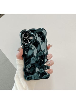 Niche High-grade Electroplated Shell For IPhone16pro Max Mobile Phone Shell Apple 15 14/13 Creative-Color:Qf Wave Bubble Electroplated Green-Applicable Models:15plus (without Packaging) - pzsku/Z170CF456C6AFC6FFD927Z/45/_/1742531800/a83c503f-5c42-43d1-a70b-5a5983c20c46